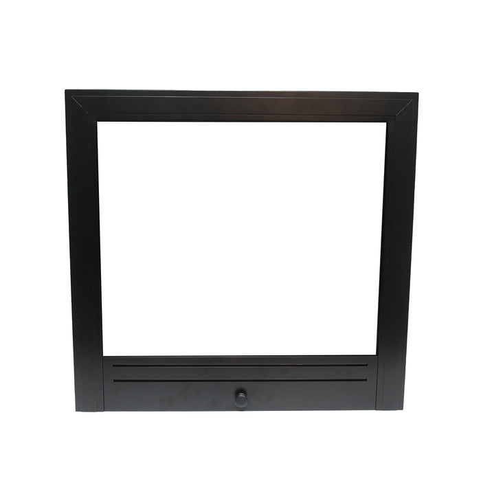 Ezee Glow Pulse Widescreen Black Inset Electric Fire With Metal Trim