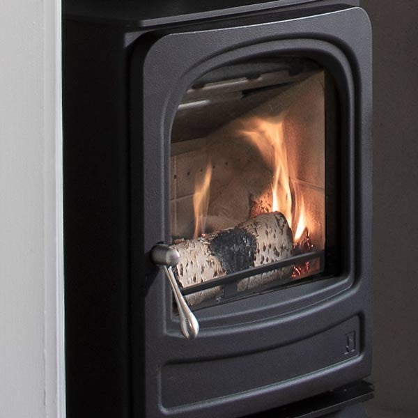 Arada Holborn 5 Widescreen Slate Multifuel Woodburning Stove, Freestanding, Eco Design Approved, Defra Approved