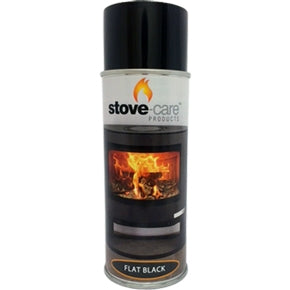 Stove-Care Spray Paint (400ml Aerosol) - Flat Black (Single)