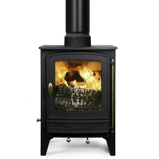 Mazona Warwick 4 kW Multifuel Woodburning Stove, Freestanding, Eco Design Approved, Defra Approved