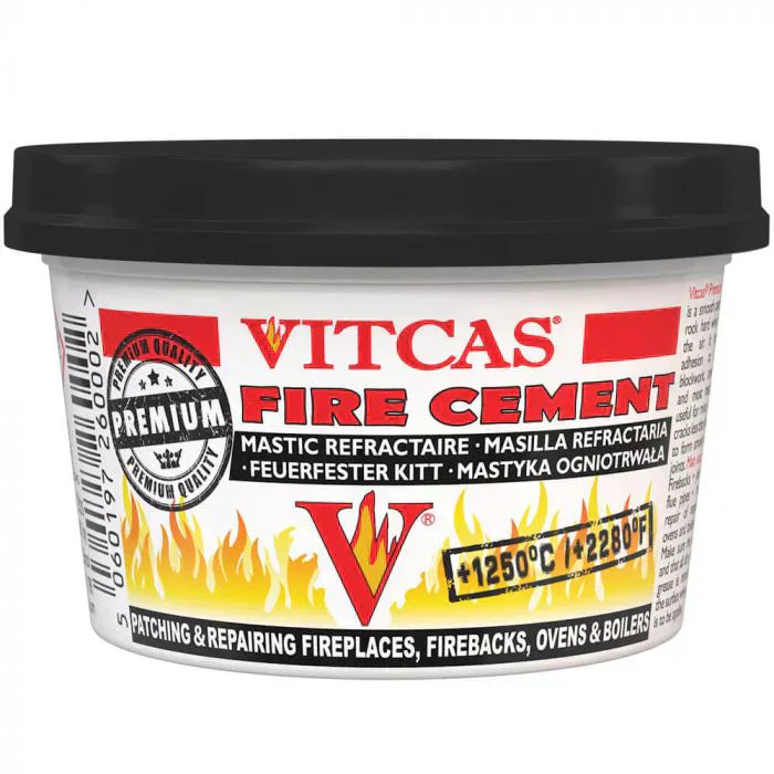 Fire cement: A handy tub for wood-burning stove installations and running repairs