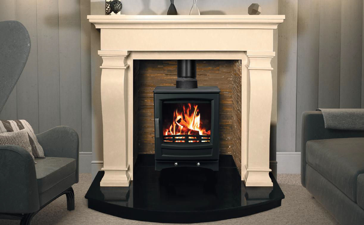 Using a wood burning or multi-fuel stove for central heating.