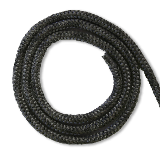 Soft Bound Rope Black on a white background 