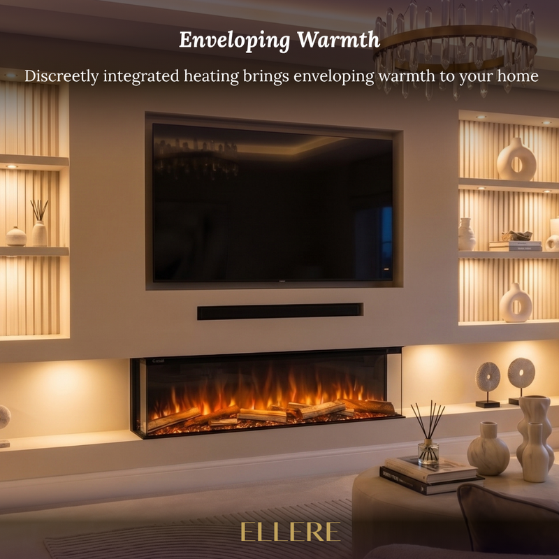 Ellere Media Wall 180 Built In Electric Fire