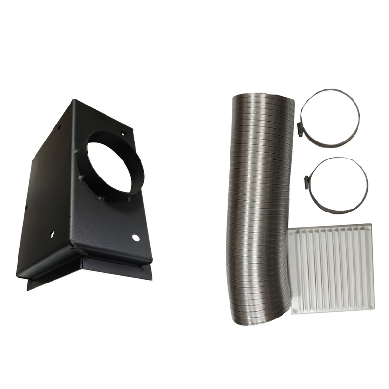 Mazona 4 Inch Direct Air & Ventilation Kit White, Ripley, Warwick, Heatwave, Kingsmere