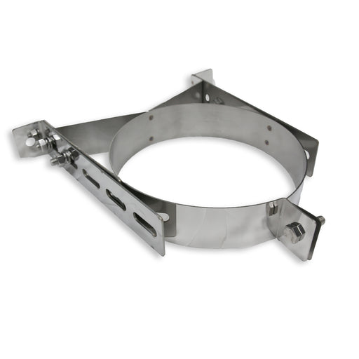5 Inch (125mm)  Twin Wall Adjustable Wall Bracket 50-80mm white background