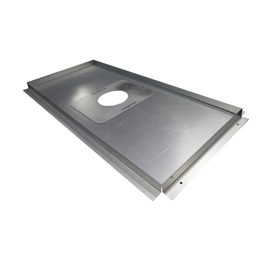 Galvanised Register Plate Kit on a white background 