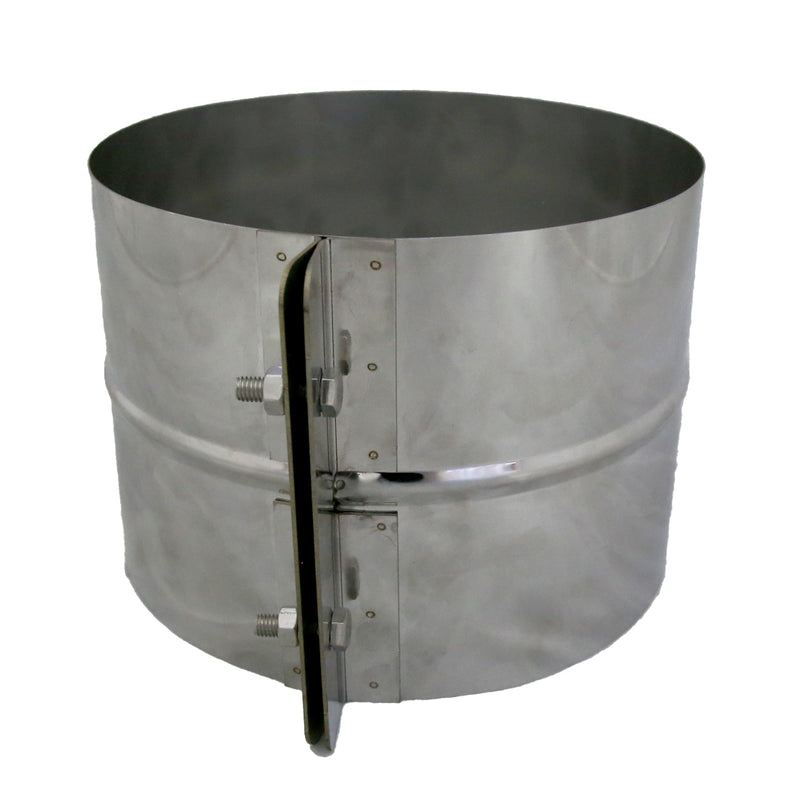 twin wall locking band on white background 