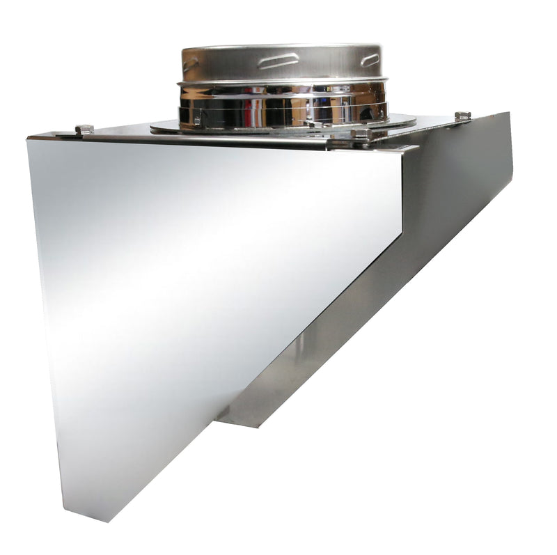 6 Inch (150mm) Twin Wall Base Wall Support white background