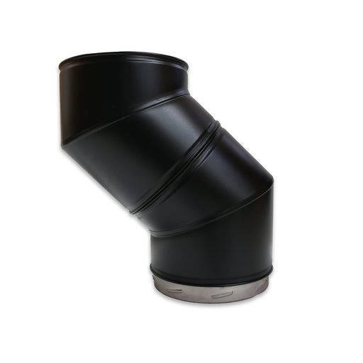 Twin Wall flue for wood stove on white background 