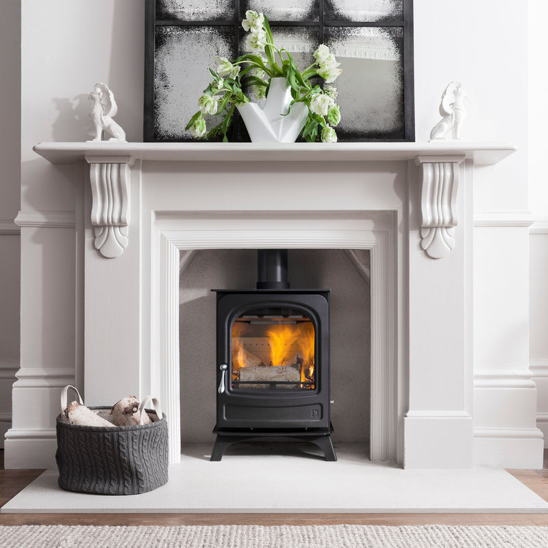 Arada Holborn 5W Multifuel Woodburning Stove, Freestanding, Eco Design Approved, Defra Approved