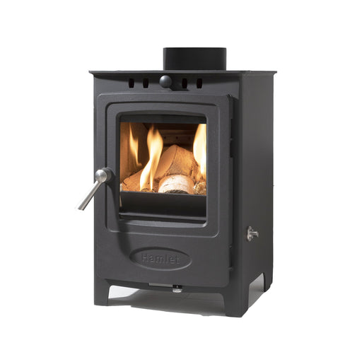 Arada Hamlet Solution 5 Compact (S4) Ecodesign Ready Multi Fuel Wood Burning Stove on white background