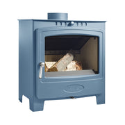 Arada Hamlet Solution 5 Widescreen Atlantic Stove, Multi Fuel, &nbsp;Wood Burning, Freestanding (S4) Ecodesign Approved, DEFRA Approved on white background