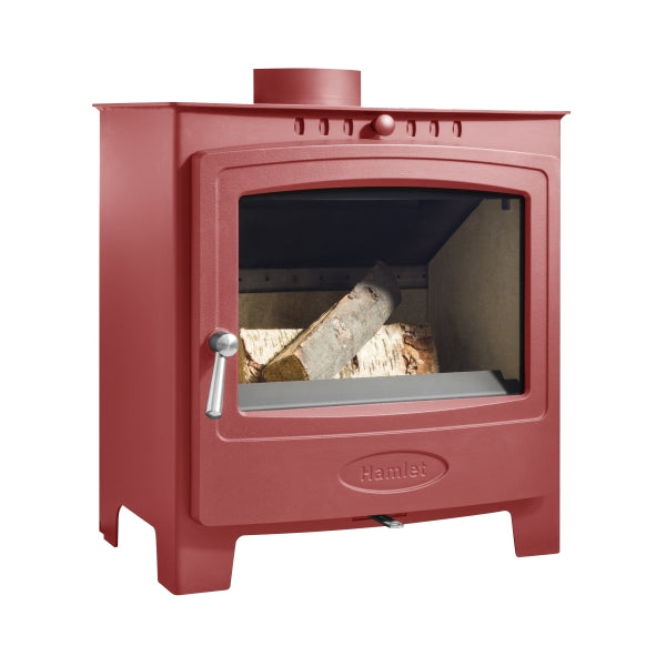 Arada Hamlet Solution 5 Widescreen Spice Stove, Multi Fuel, &nbsp;Wood Burning, Freestanding (S4) Ecodesign Approved, DEFRA Approved on white background