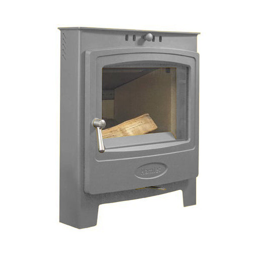 Arada Hamlet Solution Grey Multifuel stove in white background