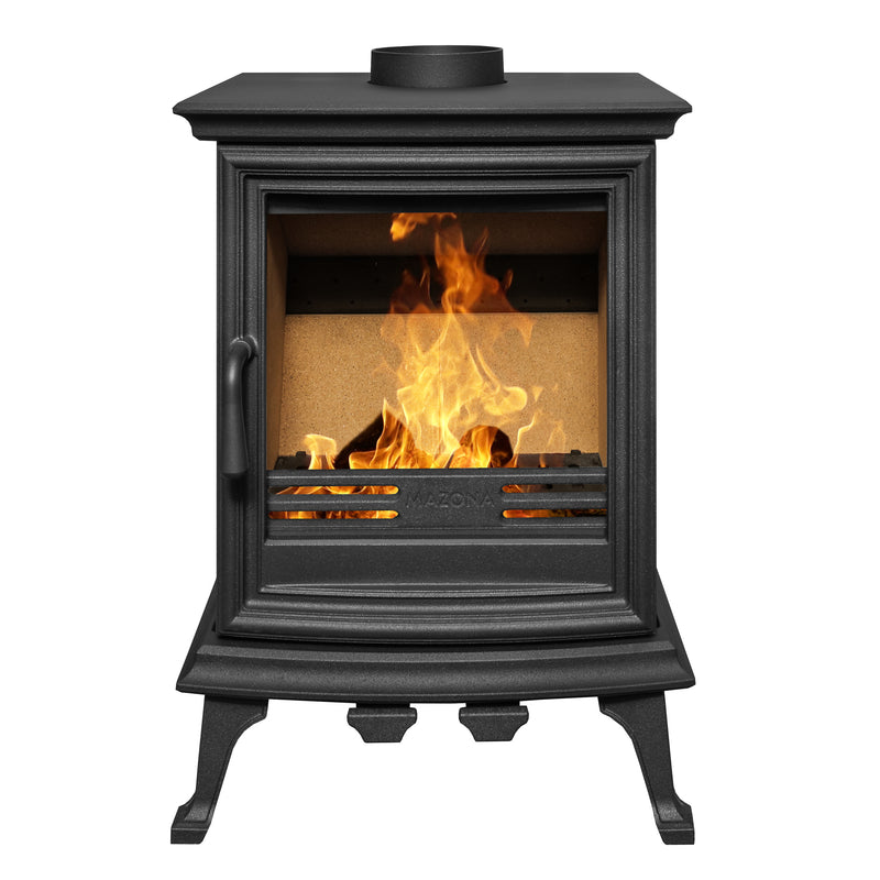 Mazona Bedford 5kW Stove, Multifuel, Woodburning, Freestanding, Eco Design Approved, Defra Approved
