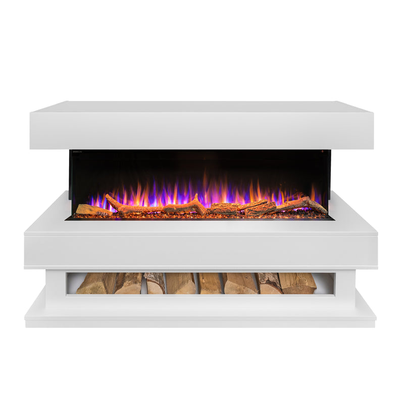 Ezee Glow Self-build Aura 50" Electric Fire Suite