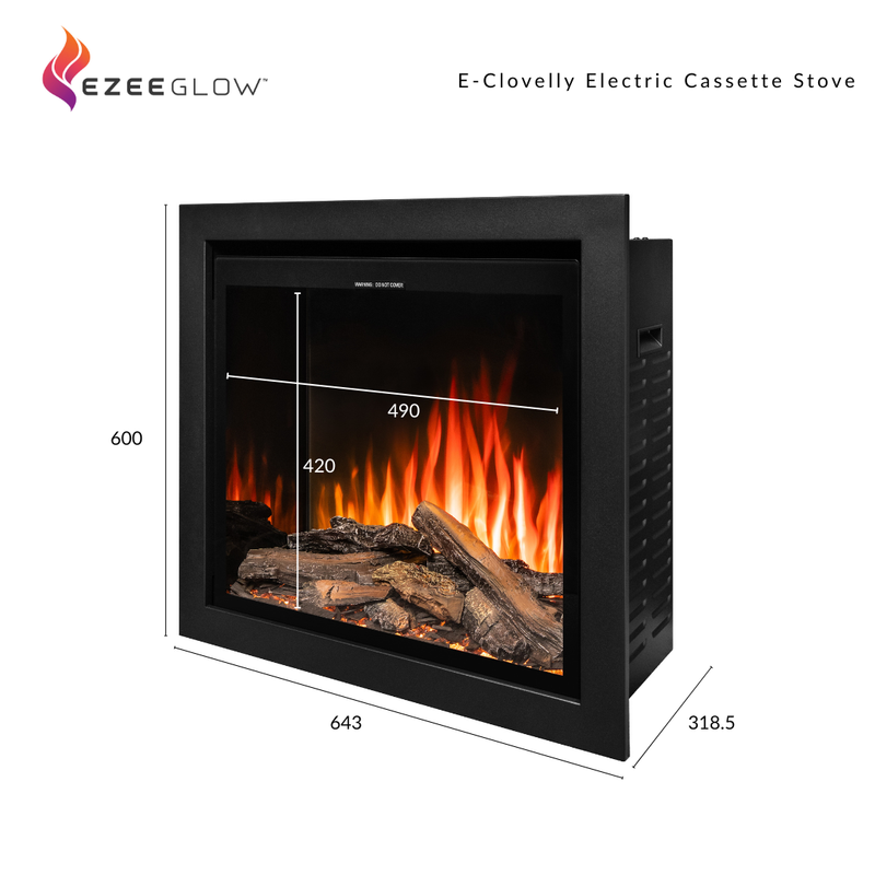 Ezee Glow E-Clovelly Electric Cassette Stove 1.2kW