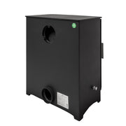Arizona, A07 Eco, 7kW, Stove, Multi-Fuel Stove, Free Standing, Eco Design Approved, Defra Approved back of fire on white background