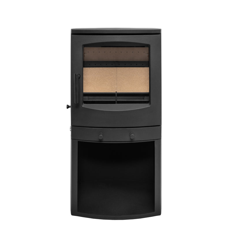 Mazona Eco Crewe 5kW Stove, Multifuel, Woodburning, Log Store, Freestanding, Eco Design Approved, Defra Approved