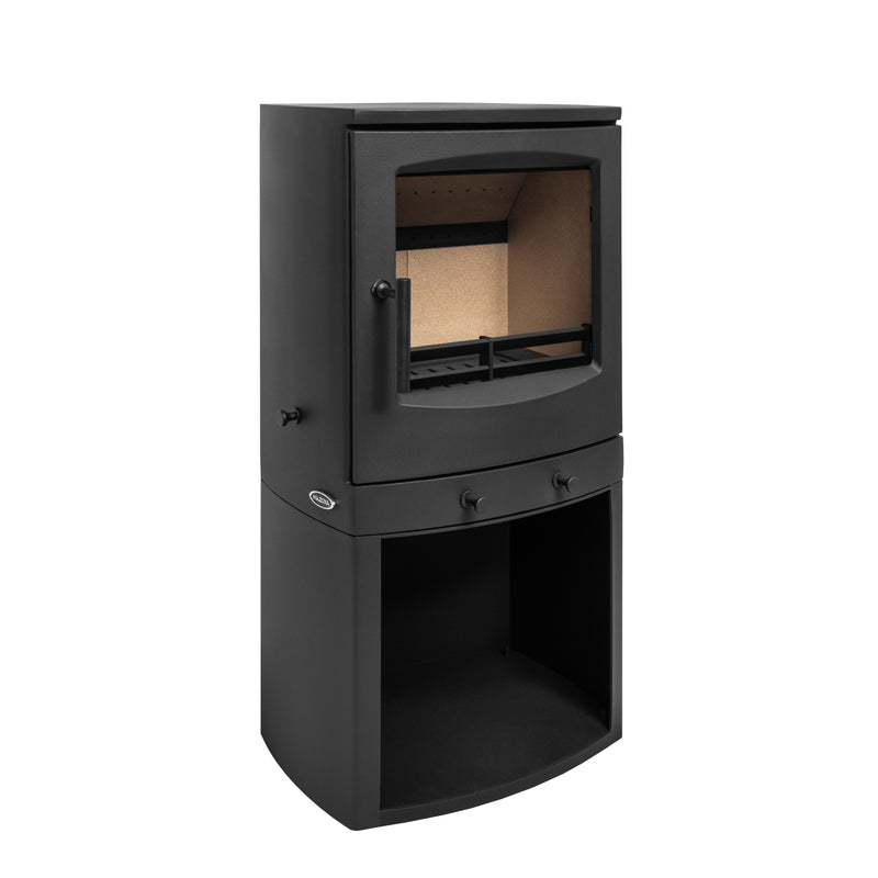 Mazona Eco Crewe 5kW Stove, Multifuel, Woodburning, Log Store, Freestanding, Eco Design Approved, Defra Approved