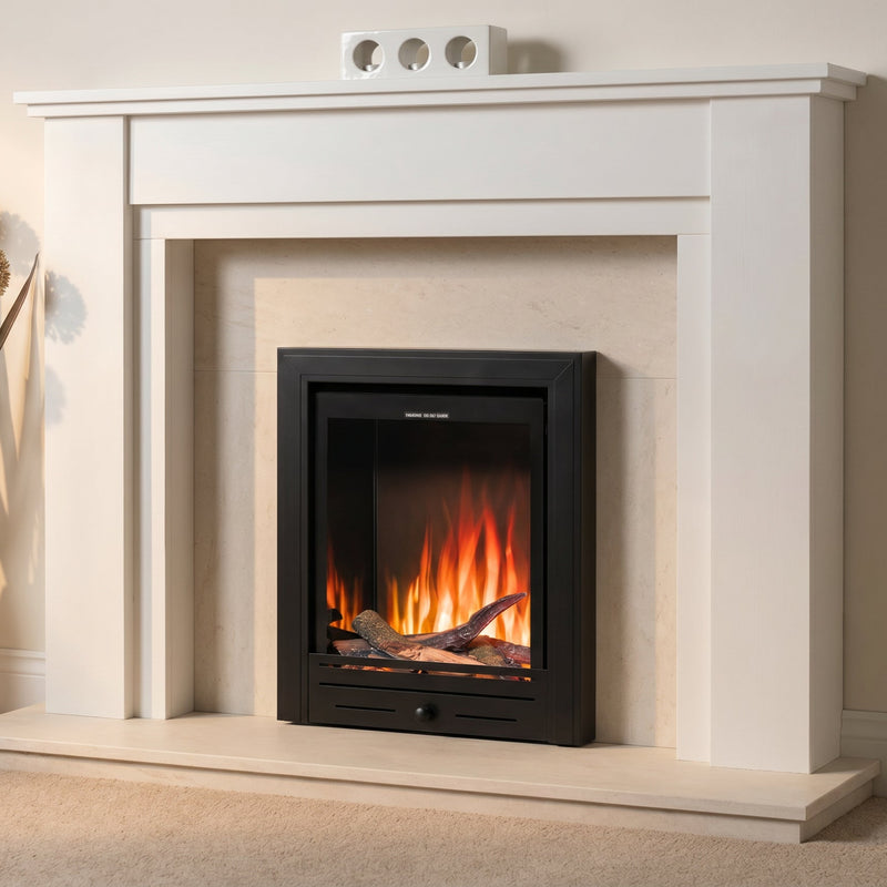 Ezee Glow Pulse Deep Inset Electric Fire With Metal Trim