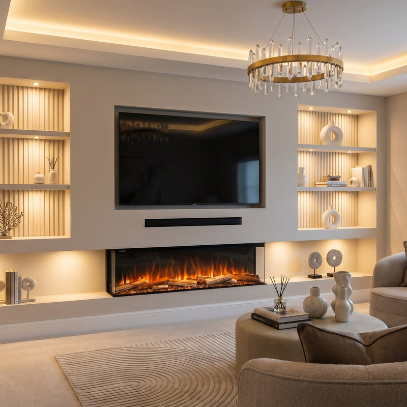 Ellere Media Wall 130 Built In Electric fire