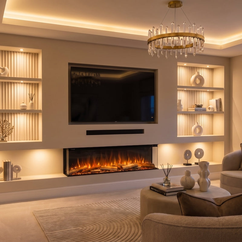Ellere Media Wall 130 Built In Electric fire