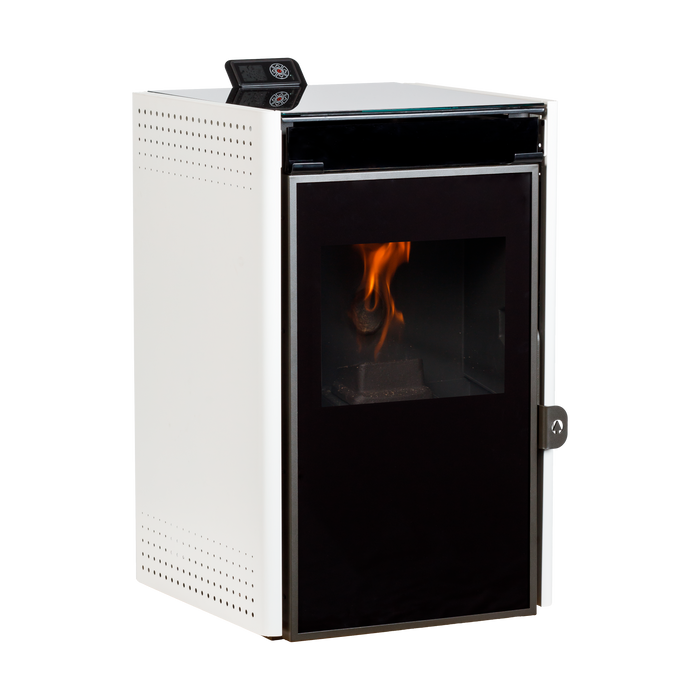 Ecoforest Creta 6kW White Pellet Stove