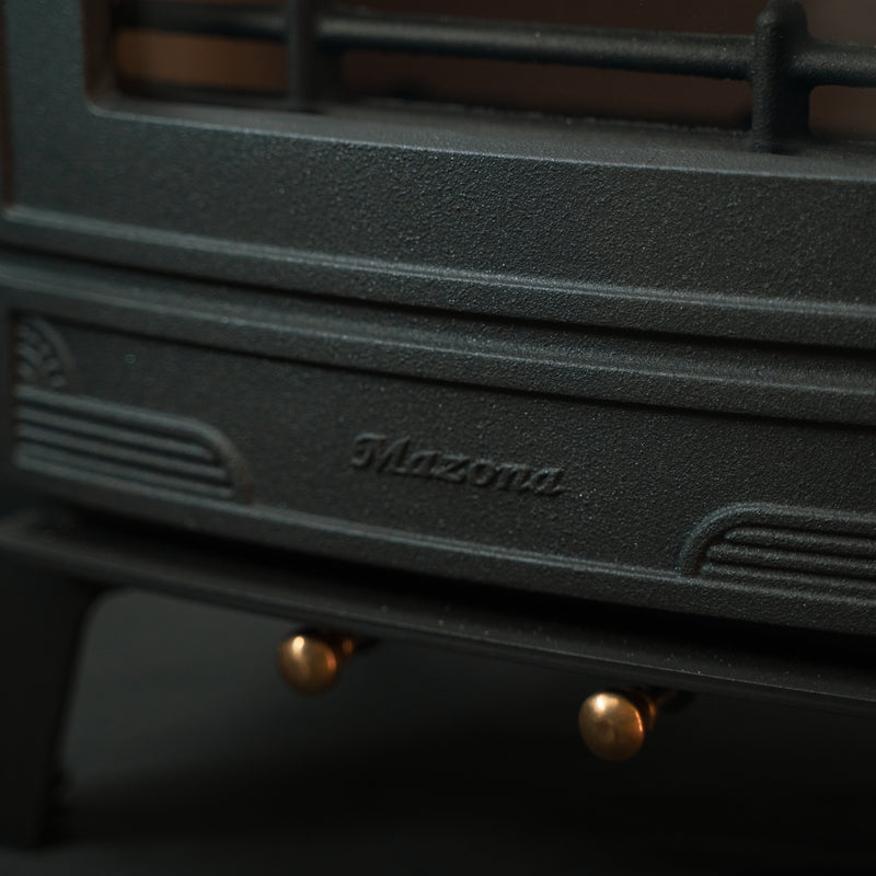 Mazona Warwick 5 kW Multifuel Woodburning Stove, Freestanding, Eco Design Approved, Defra Approved