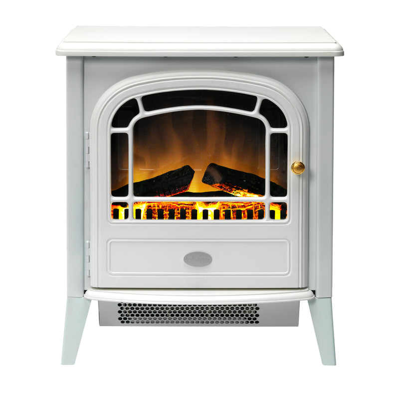 White Electric Freestanding Stove