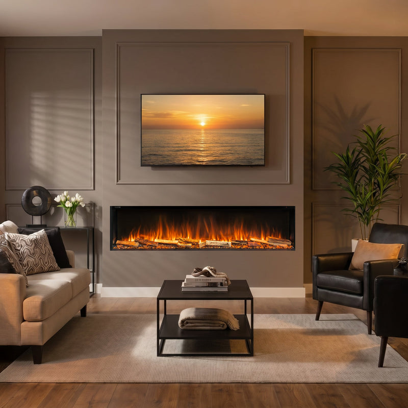 Ellere Media Wall 180 Built In Electric Fire