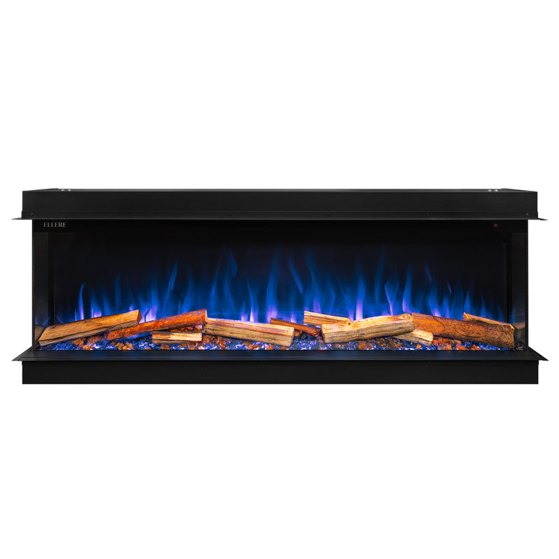 Ellere Media Wall with blue flame 