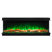 Ellere Media Wall with green flame 