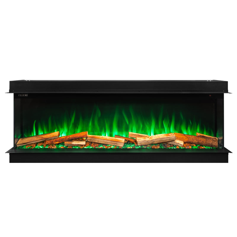 Ellere Media Wall with green flame 