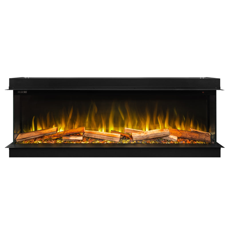 Ellere Media Wall with yellow flame 