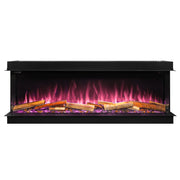 Ellere Media Wall with pink flame 