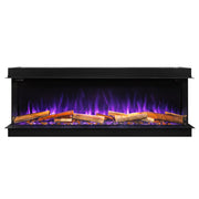 Ellere Media Wall with purple flame 