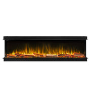 Ellere Media Wall with yellow flame 