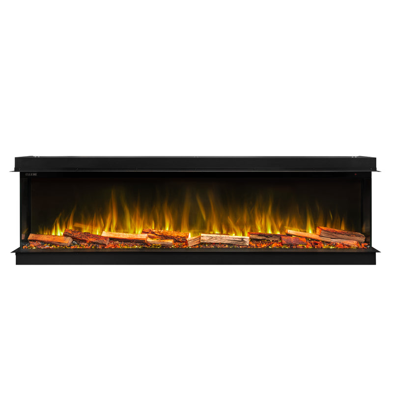 Ellere Media Wall with yellow flame 
