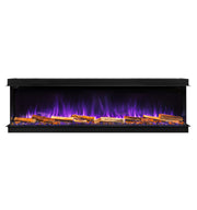 Ellere Media Wall with purple flame 