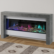 Evonic Mirada Electric Fire Suite in living room 