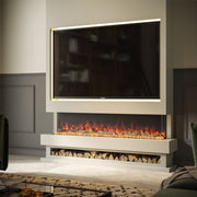 Media wall fire in livingroom