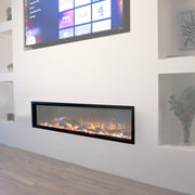 electric fire in living room 