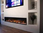 electric fire in the living room 