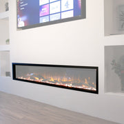 electric fire in the living room 