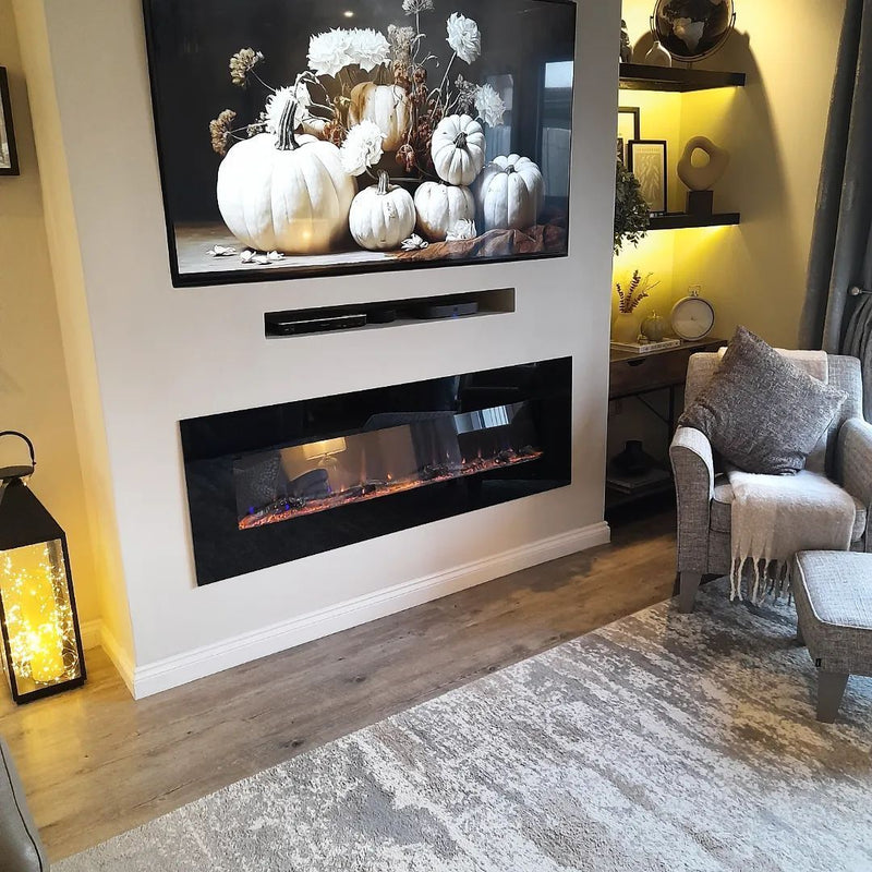 Ezee Glow Grand Zara Electric fire In living room