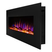 Ezee Glow Grand Zara electric fire on white background 