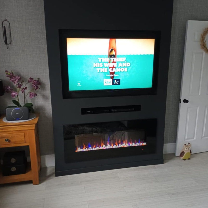 Ezee Glow Zara Built in electrical fire With flames