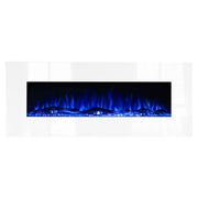 White Wall Mounted Electric Fire